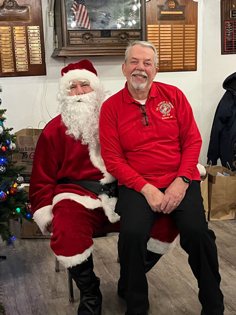 Tony Snarski and Santa!